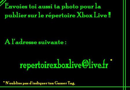Envoie du Gamer Tag.